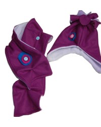 Šal in kapa komplet 2- 4 leta